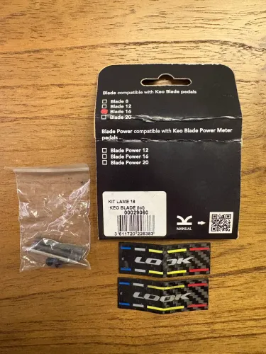 Kit Lâmina Carbono Pedal Look Keo Blade 16Nm Semi-novo C/ Extrator