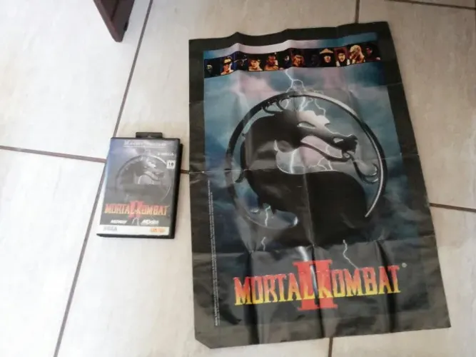Mortal Kombat II original Mega drive na caixa 159,00 testamos na hora, somos loja