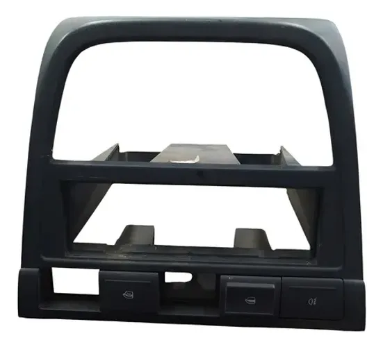 Moldura Painel Rádio Vw Gol 2009 A 2013 Preto