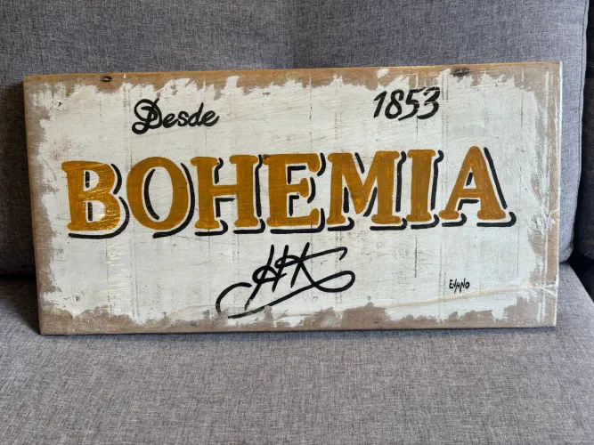 Placa de madeira maciça Bohemia 