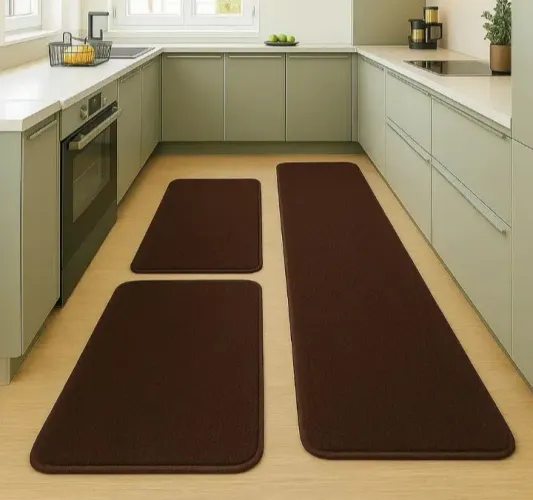 Kit 3 tapetes para cozinha, corredor ou quarto antiderrapante e macio<br><br>Por Apenas <br>R$45,00