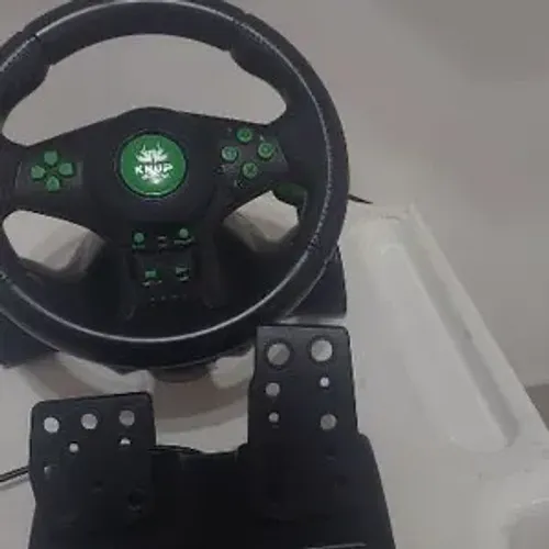 Volante e pedal kanup usado funcionando