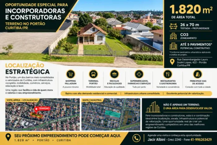 OPORTUNIDADE ESPECIAL, SEU EMPREENDIMENTO PODE COMEÇAR AQUI!