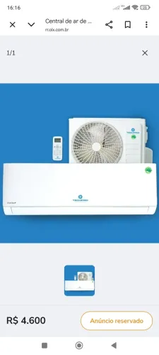 CENTRAL DE AR - 30.000 BTUS