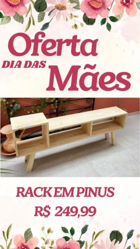 Rack em Pinus 
