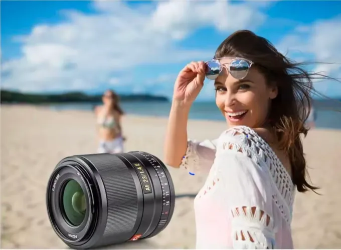 Lente viltrox 23mm 1.4 sony semi nova