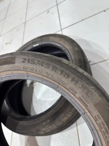 Pneus 215/45r18 Continental Premium Contact 6 Meia Vida Bom - R$ 200.00 Unidade