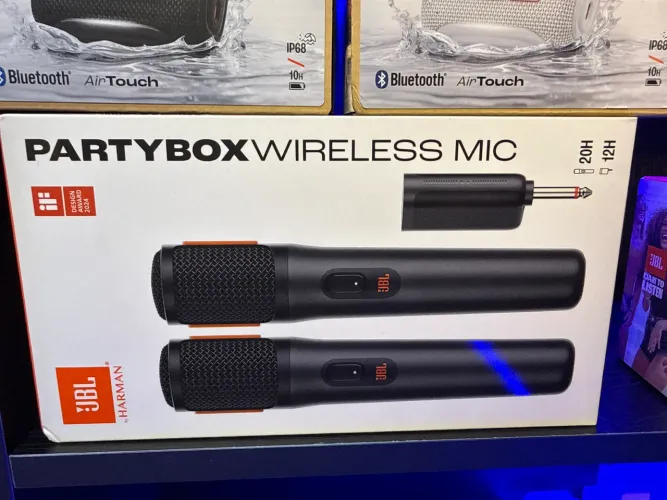 Microfone JBL partybox wireless MIC original, nota fiscal e garantia de fábrica 