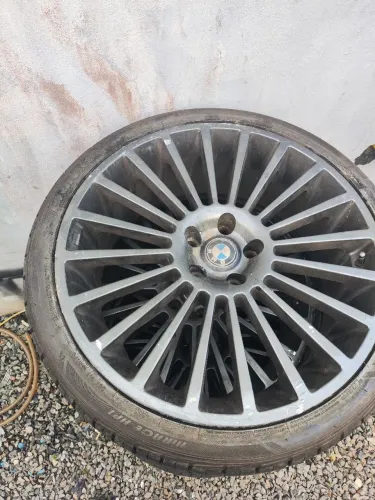 Rodas aro 20 bmw 5x120 com pneus 