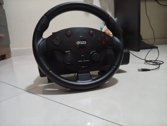 Volante Dazz T6 force drive ****PRECISA CALIBRAR OS PEDAIS****