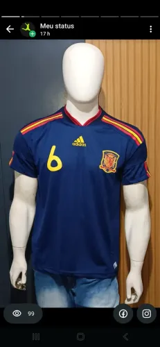 Camisas da Espanha Retrô