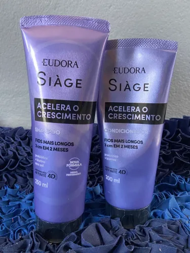 Kit shampoo e condicionador Eudora 