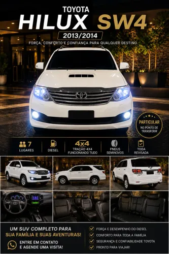 Toyota Hilux SW4 SRV D4-d 4X4 3.0 TDI Dies. AUT 2013