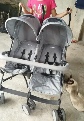 Carrinho de gêmeos