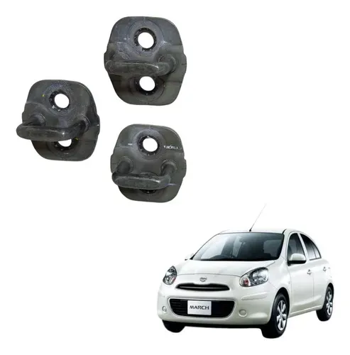 Kit Batente Trinco Fechadura Porta Nissan March 1.6 2014