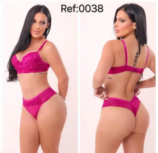 Conjunto de calcinha e sutiã 