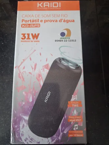 Caixa de som Bluetooth Kaidi KD-829