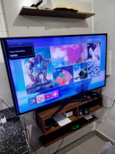 TV Samsung 55 polegadas com defeito