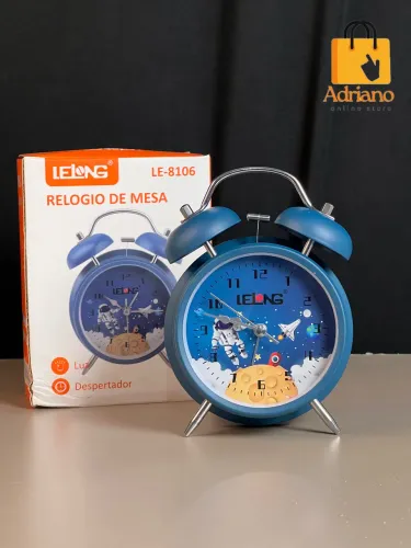 Relógio despertador de mesa(astronauta)