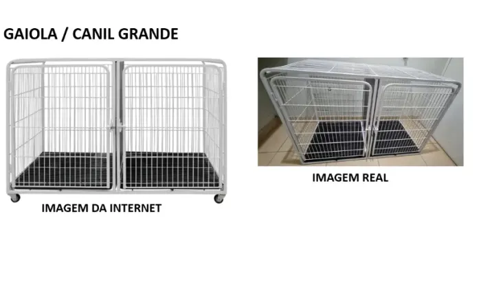 CANIL / GAIOLA 2 LUGARES PARA PORTE GRANDE
