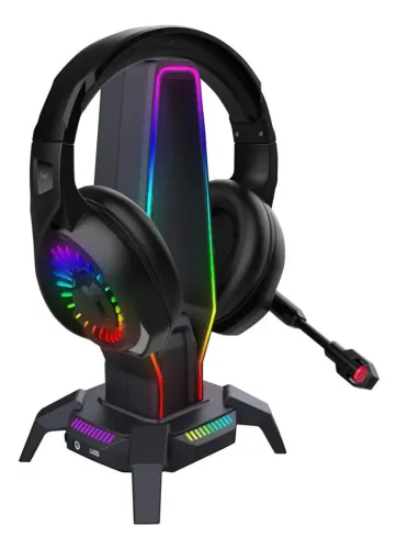 Suporte Headset com Hub USB 3.0 | DELTA-S331