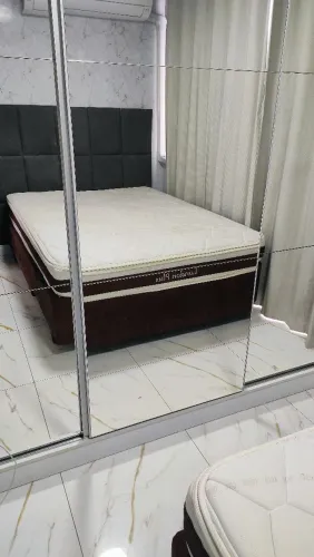 [VENDO] Cama Box + Colchão Casal Herval London Plus + Módulos cabeceira - Ótimo Estado!