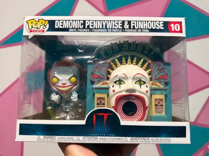 RARO E NOVO Funko Pop Demonic Pennywise & Funhouse 10 it Chapter 2