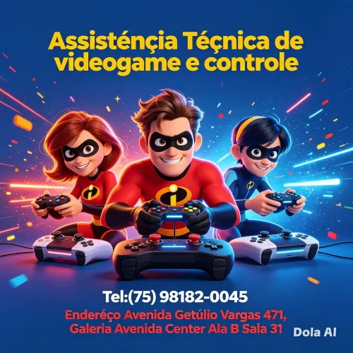 Conserto de vídeo game em Gerais 