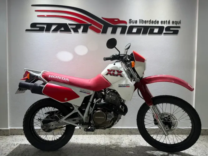 HONDA XLX 350R 1990 PLACA PRETA