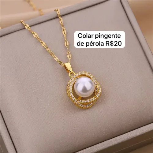 COLAR COM PÉROLA 