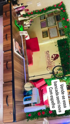 Bancada pra salão de beleza ou barbearia 