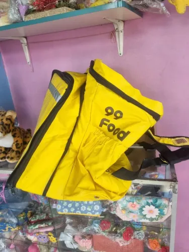 Bolsa térmica para entregas.