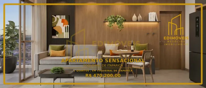 Viva com estilo no Coqueiral de Itaparica: apartamento de 1 quarto à venda!