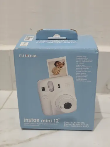 Câmera Instax Mini 12 Branco Marfim Nova Lacrada