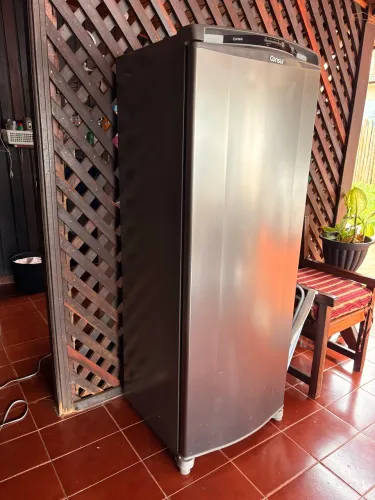 Geladeira Consul Frost Free 342L Inox 220V