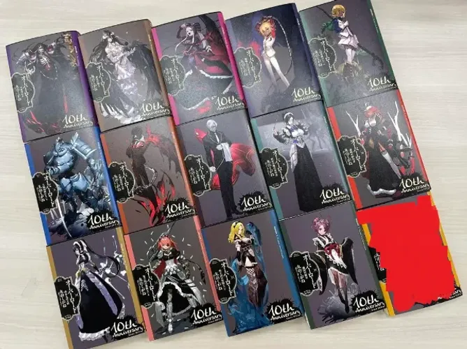 Overlord Novel Vol 1-14 Edição Especial de Aniversário JP