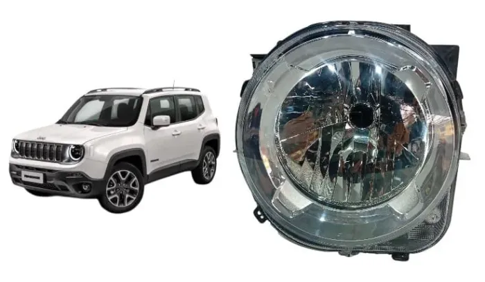 Farol Esquerdo Jeep Renegade 2017 a 2021 Usado Original