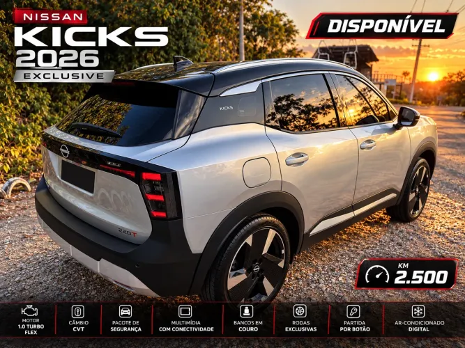 Nissan Kicks 1.0 Turbo Exclusive 2026