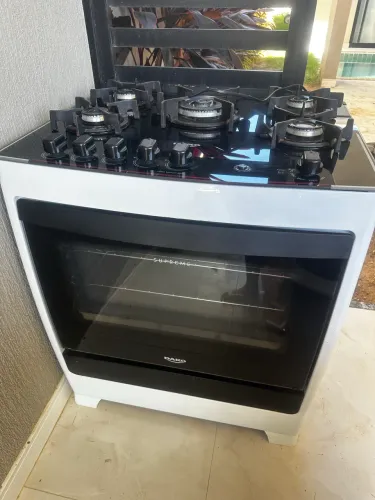 Fogão dako 5 bocas tampo de vidro 