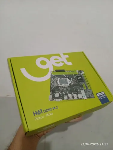 Placa mãe 1155 goldentec 