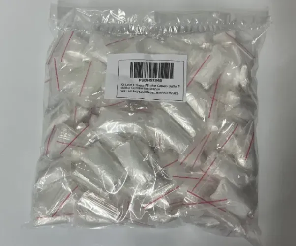 Kit Luva E Touca Plástica Cabelo Salão Estética Cozinha