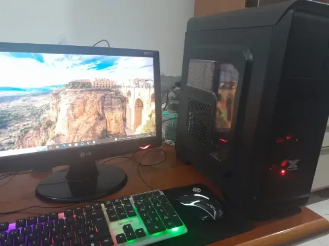 PC GAMER COMPLETO - ryzen 3 2200G 16gb ddr4 ssd250gb hd 1000gb GTX 750ti, fonte 650w