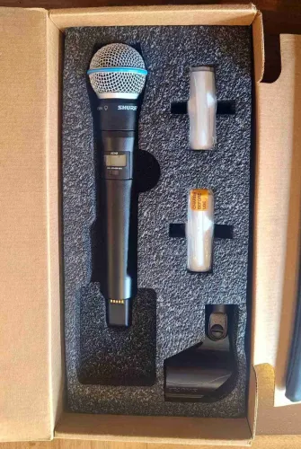 Microfone ADX2 BETA 58A Shure Bastão Sem Fio Original Axient Digital 