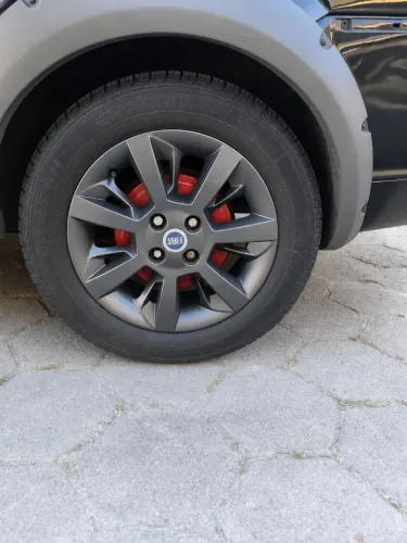 Troco por rodas de ferro original Fiat aro 15.