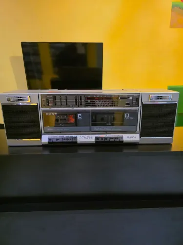 Rádio gravador double DECK SONY