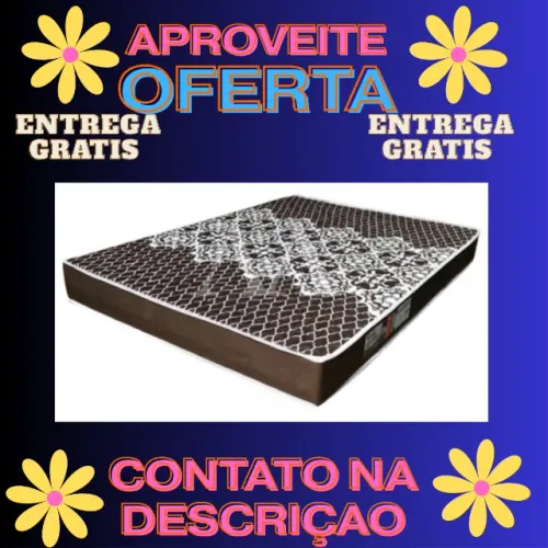 Colchão D28 Casal -Entrego Hoje Grátis Para Salvador-Pague Quando Receber ao Entregador