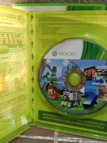 JOGO MINECRAFET XBOX 360