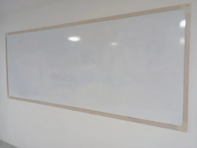 Quadro Escolar branco 3 metros