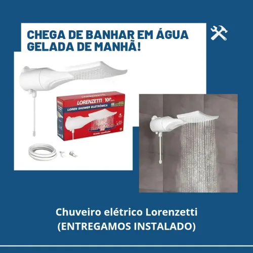 CHUVEIRO ELÉTRICO JÁ INSTALADO