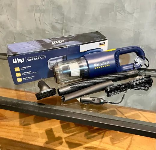 Aspirador Automotivo WAP Car 12V3 Marinho Novo Portátil 